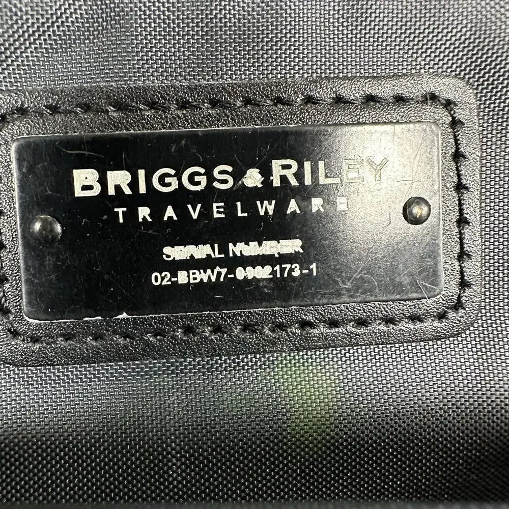 BRIGGS & RILEY Travelware Laptop Briefcase Backpack Black Durable Nylon